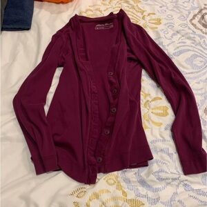 Eddie Bauer V-Neck Sweater Size Petite Small